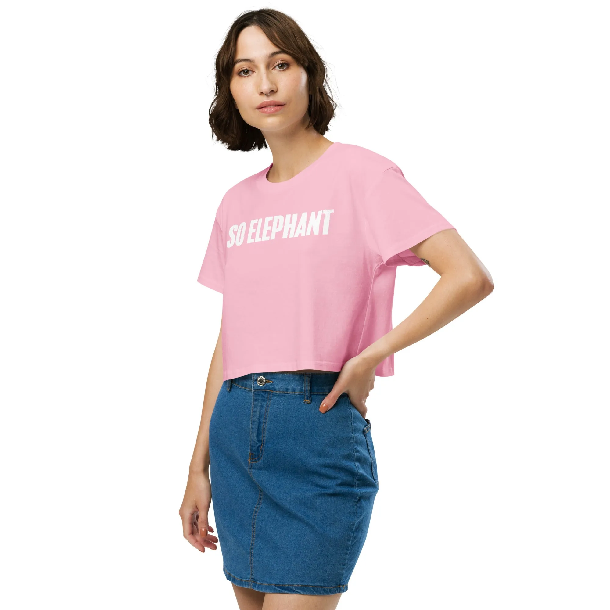 SO ELEPHANT WOMEN'S CROP TOP "ORIGINAL" BEAUTY