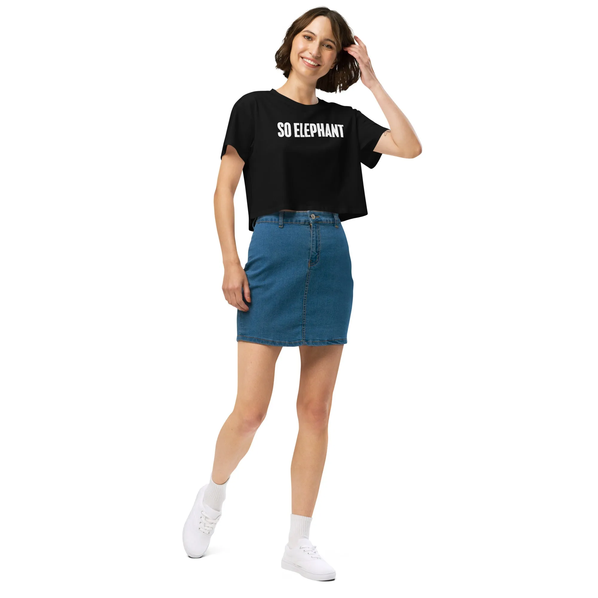SO ELEPHANT WOMEN'S CROP TOP "ORIGINAL" BEAUTY