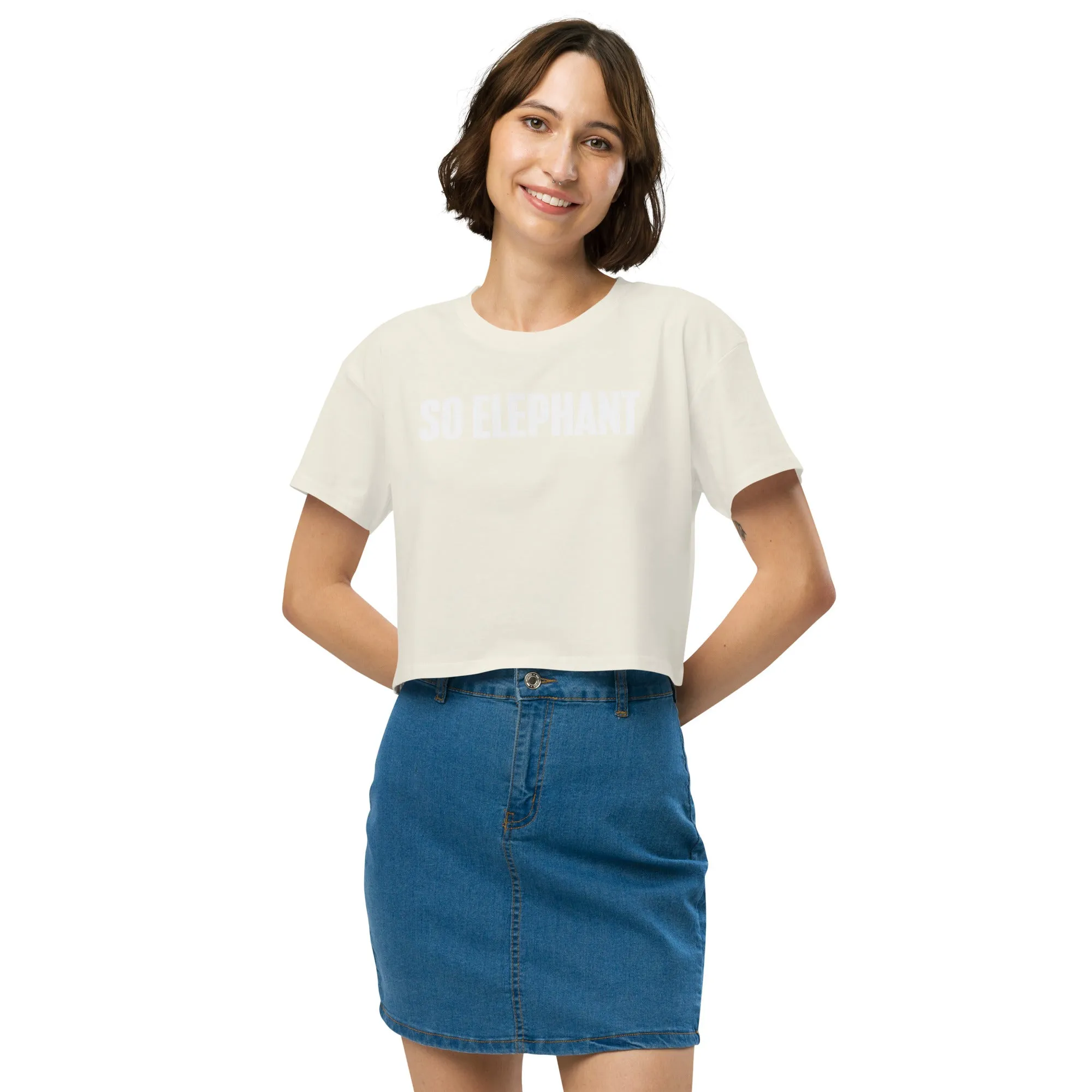 SO ELEPHANT WOMEN'S CROP TOP "ORIGINAL" BEAUTY
