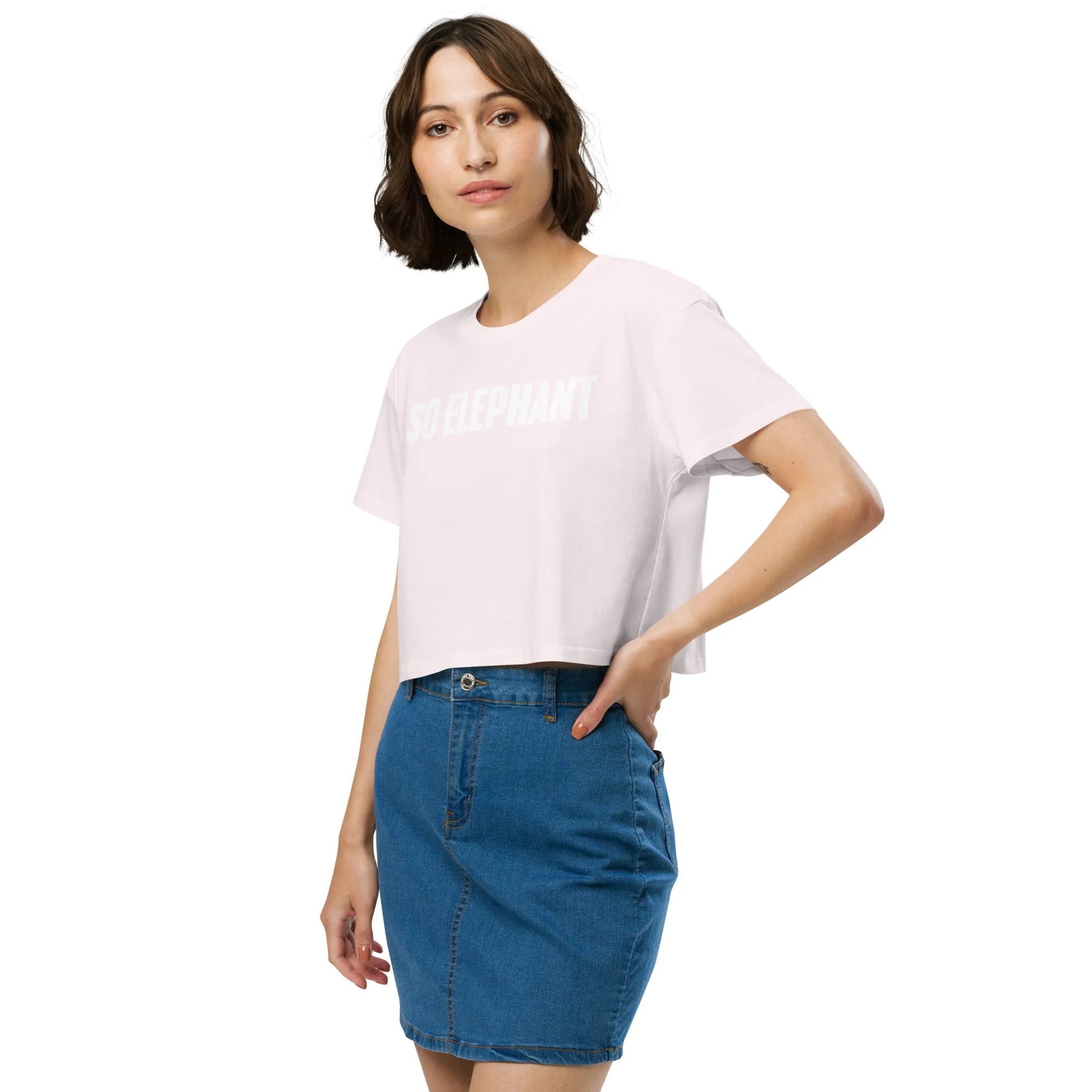 SO ELEPHANT WOMEN'S CROP TOP "ORIGINAL" BEAUTY