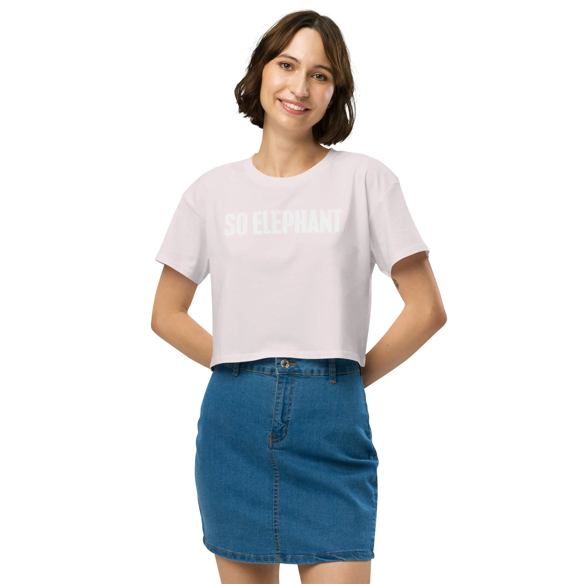 SO ELEPHANT WOMEN'S CROP TOP "ORIGINAL" BEAUTY