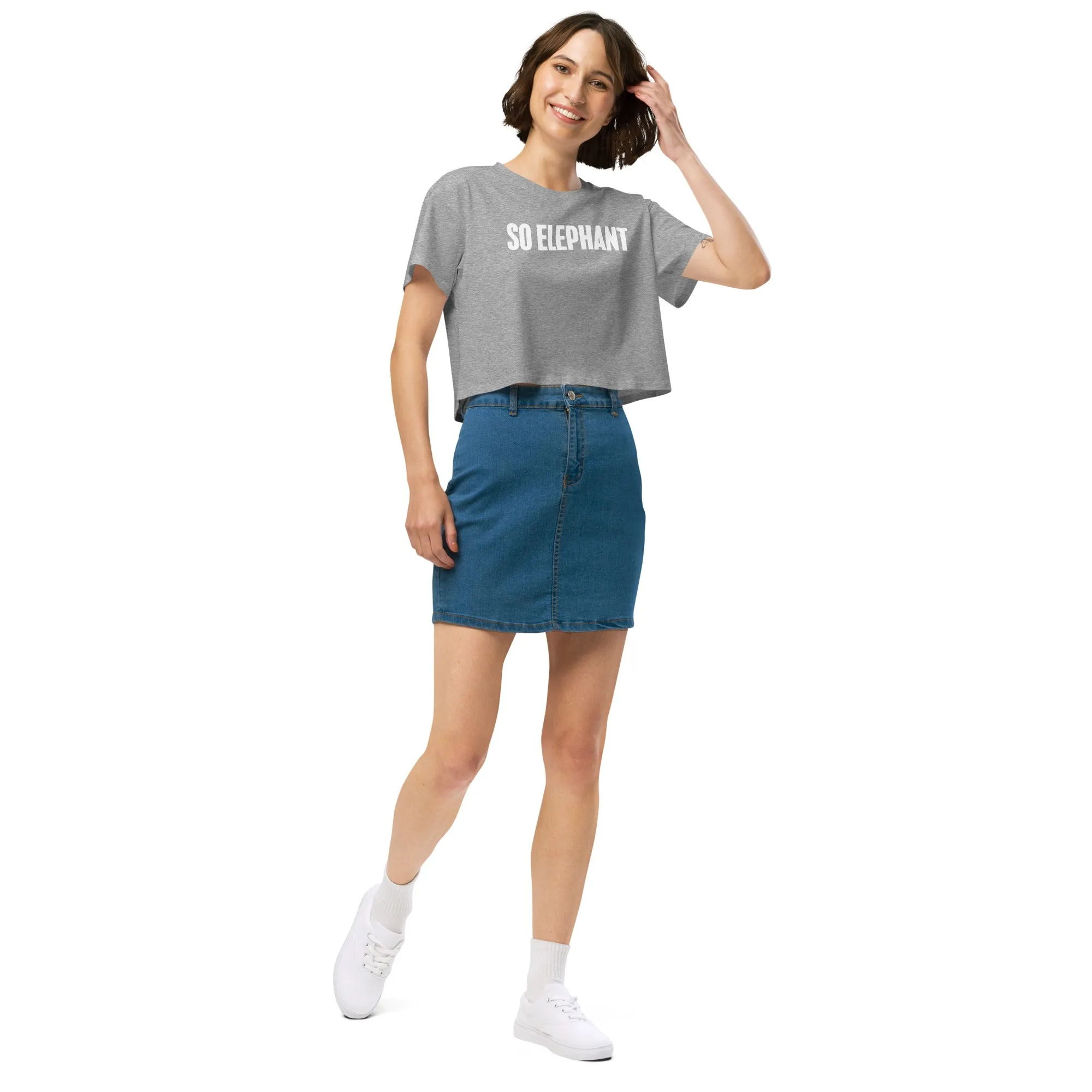 SO ELEPHANT WOMEN'S CROP TOP "ORIGINAL" BEAUTY