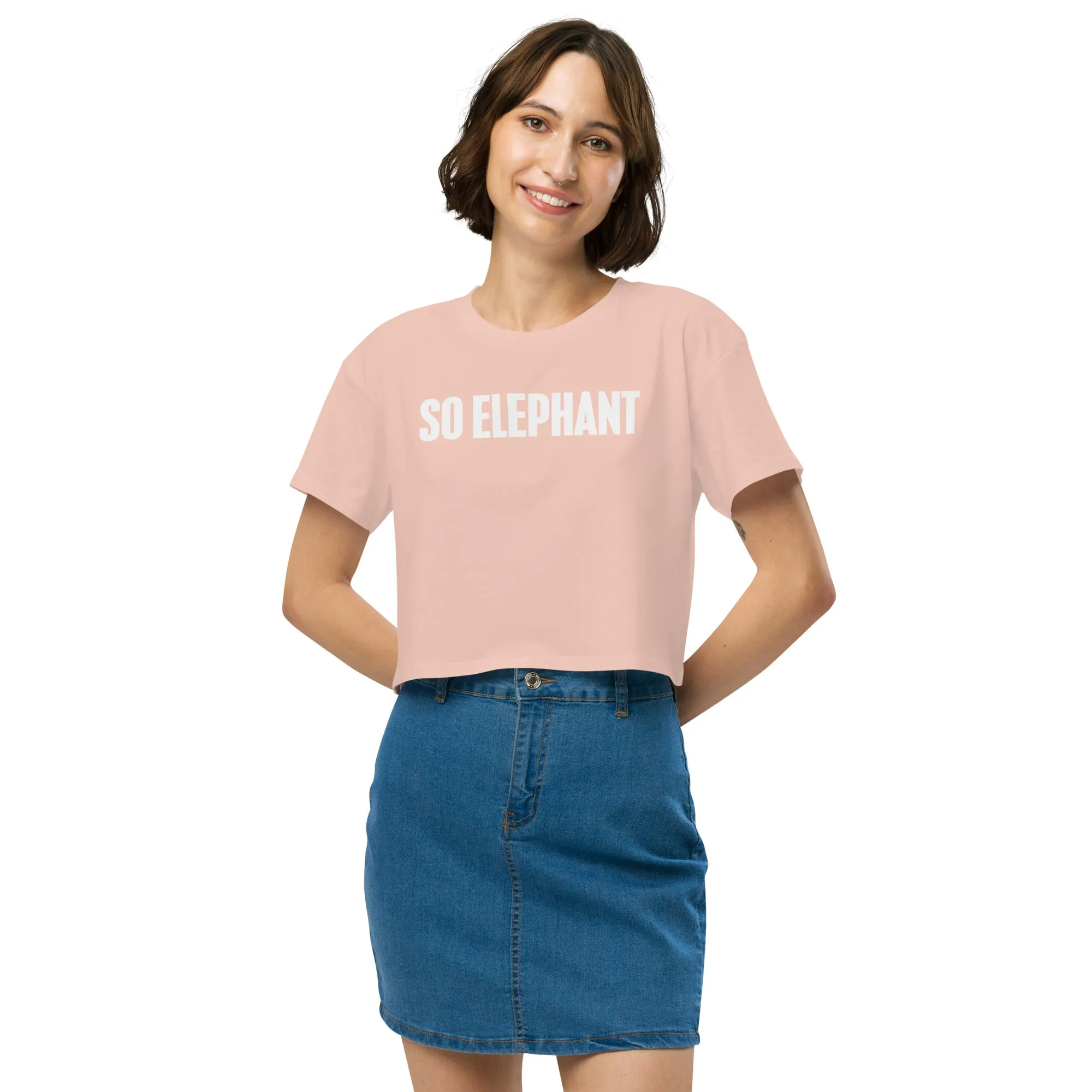 SO ELEPHANT WOMEN'S CROP TOP "ORIGINAL" BEAUTY