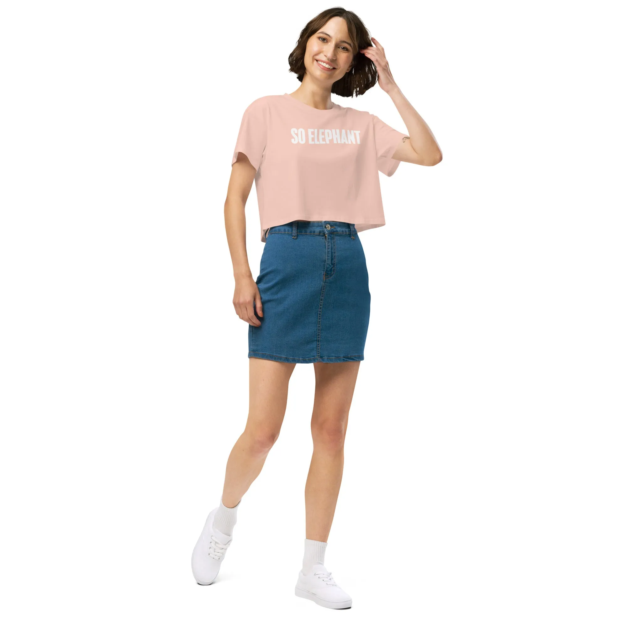 SO ELEPHANT WOMEN'S CROP TOP "ORIGINAL" BEAUTY