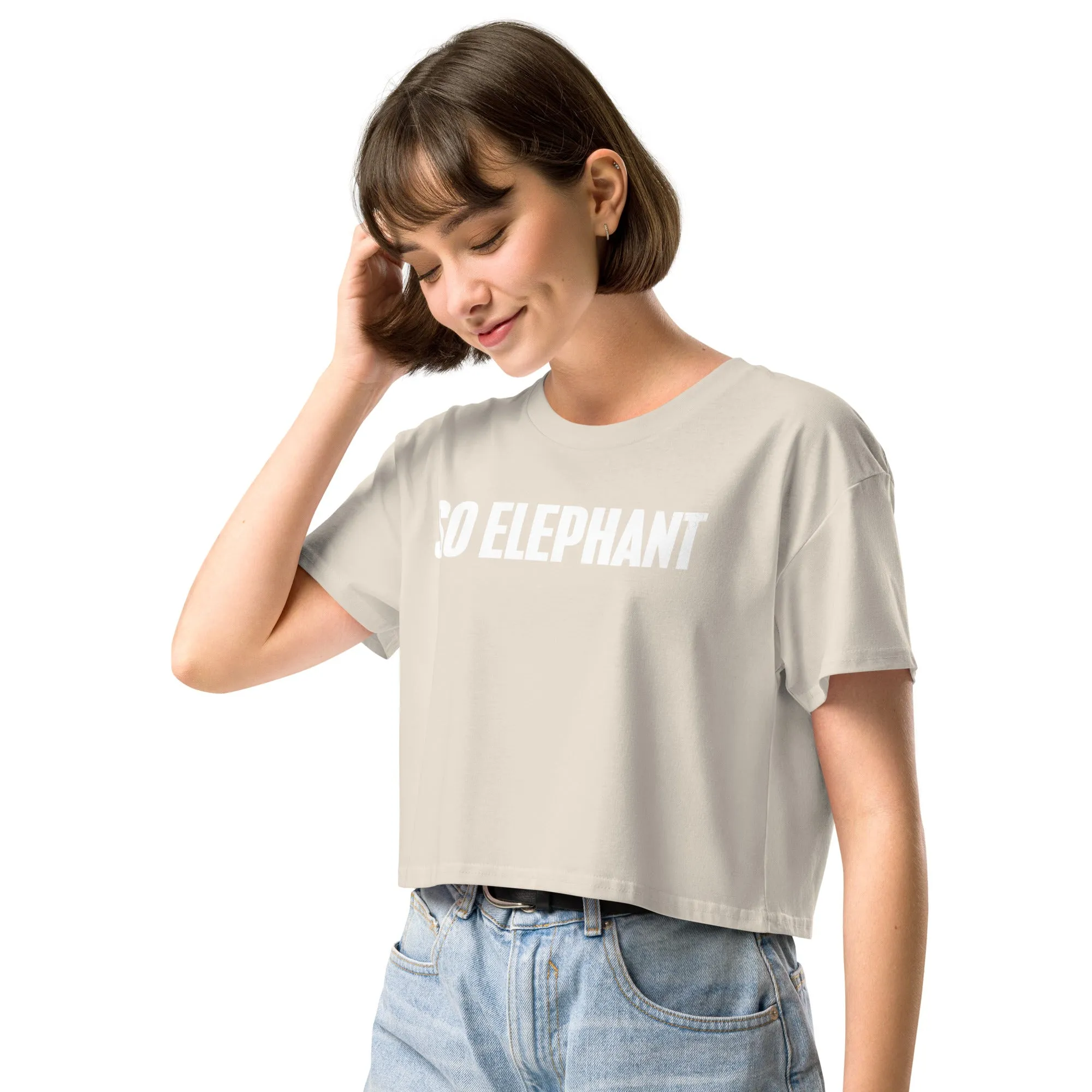 SO ELEPHANT WOMEN'S CROP TOP "ORIGINAL" BEAUTY