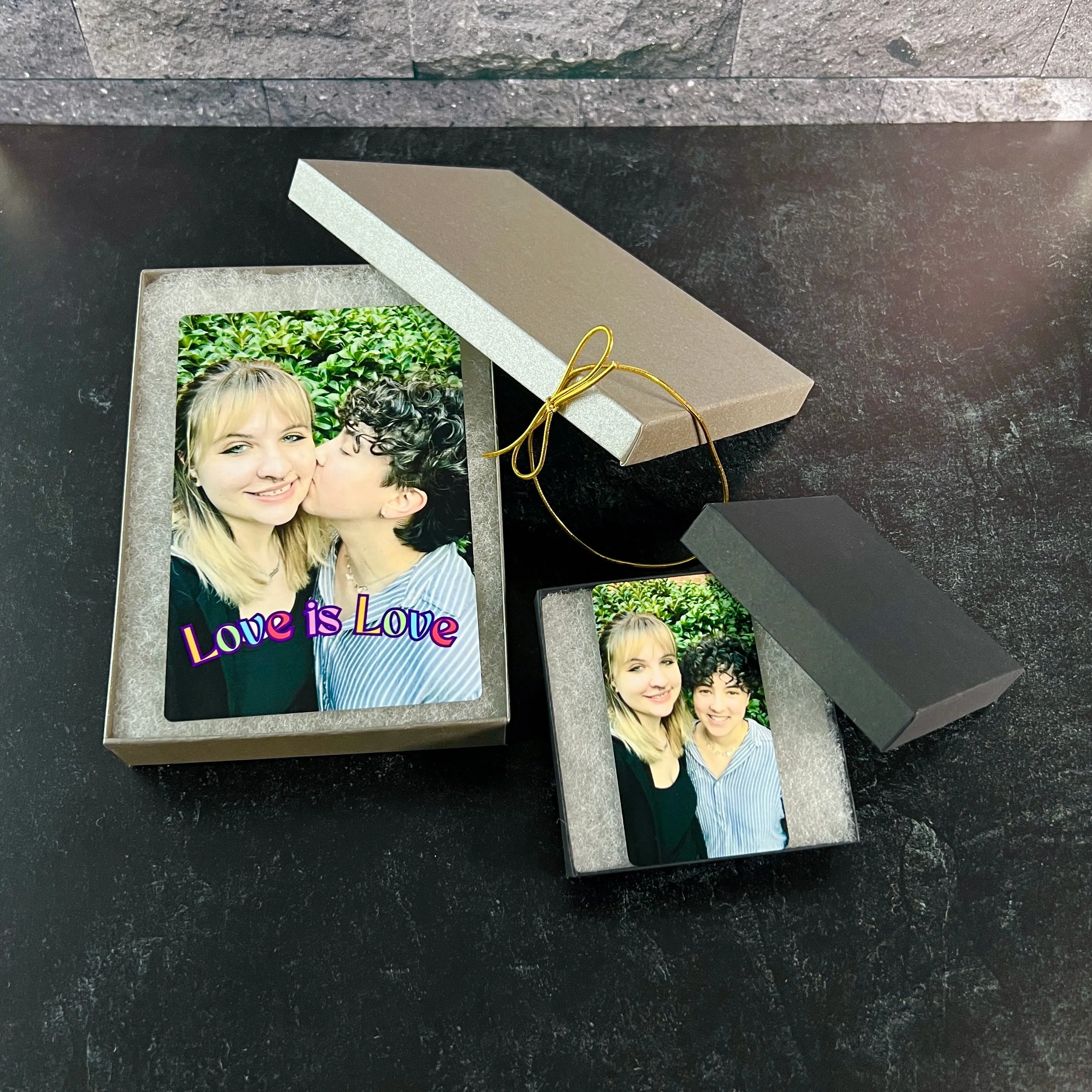 Special "Love is Love" Color Metal Card