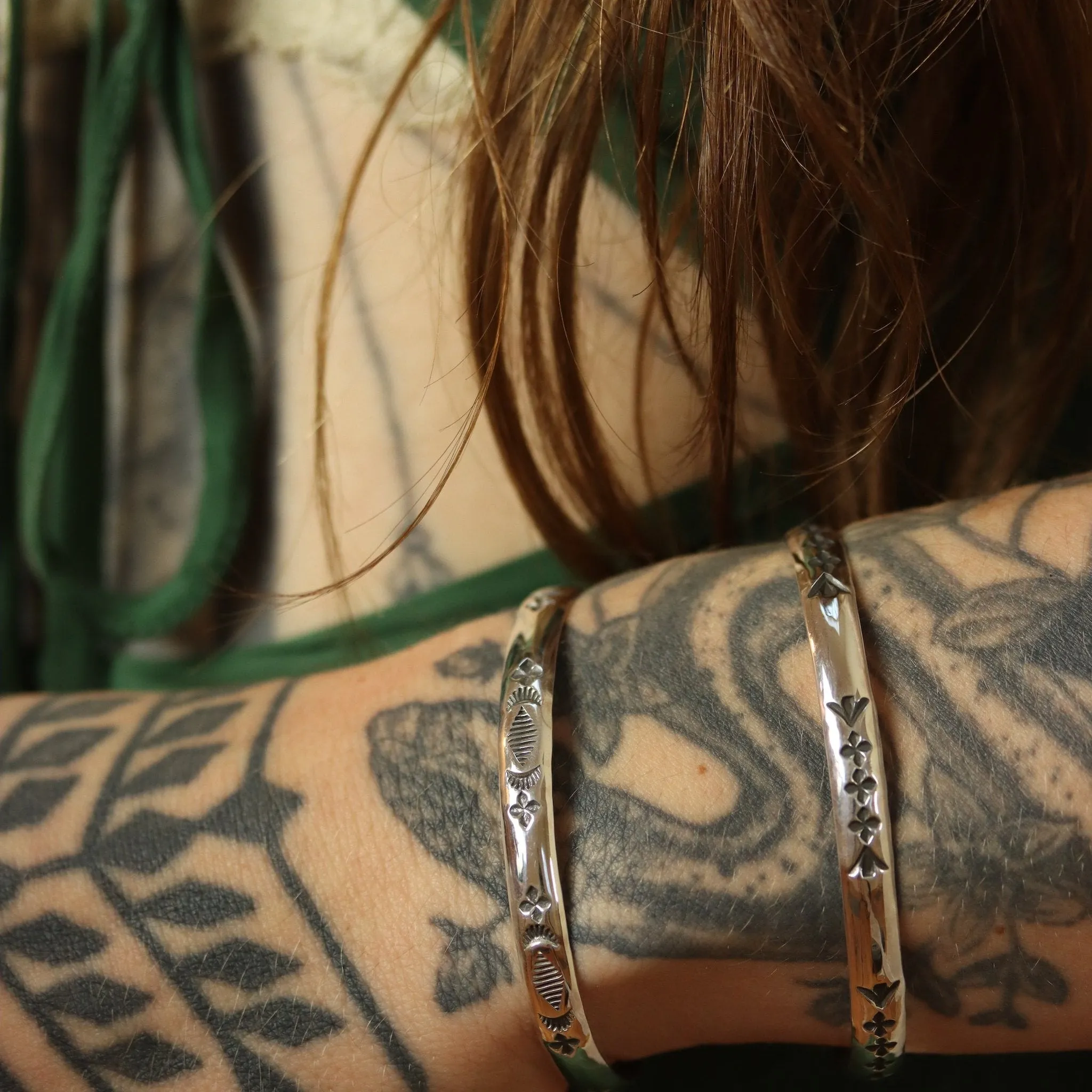 Stamped Stacker Cuff (6")