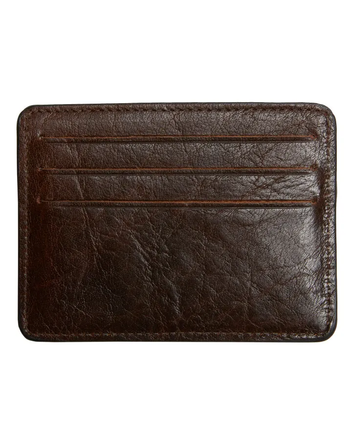 Statesman Card Wallet Brown