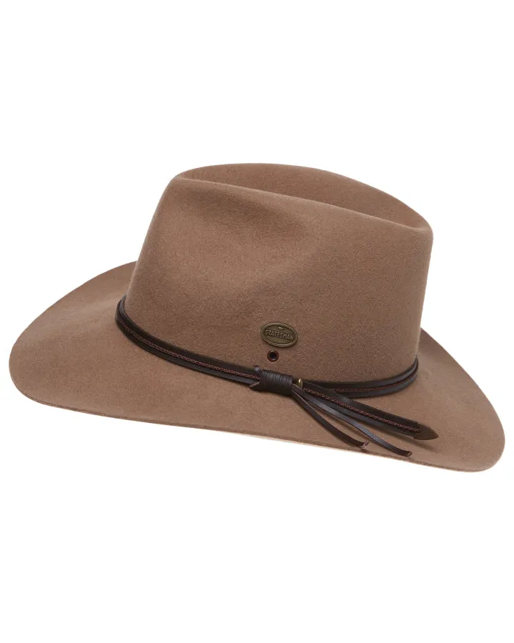 Statesman The Gabba Fur Felt Hat Sand