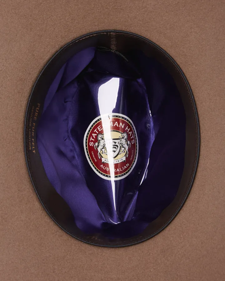 Statesman The Gabba Fur Felt Hat Sand
