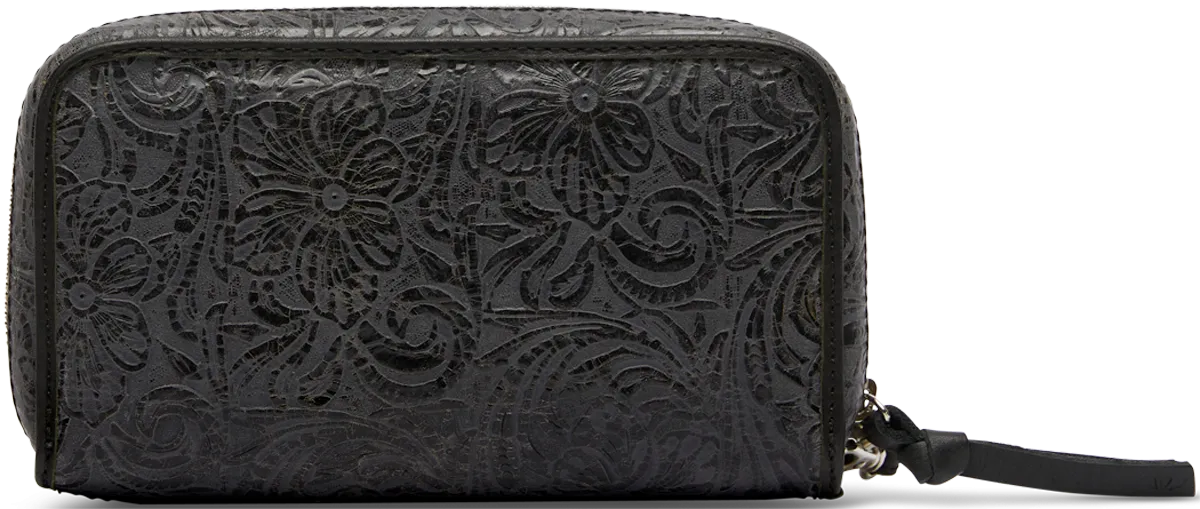 Steely Wristlet Wallet