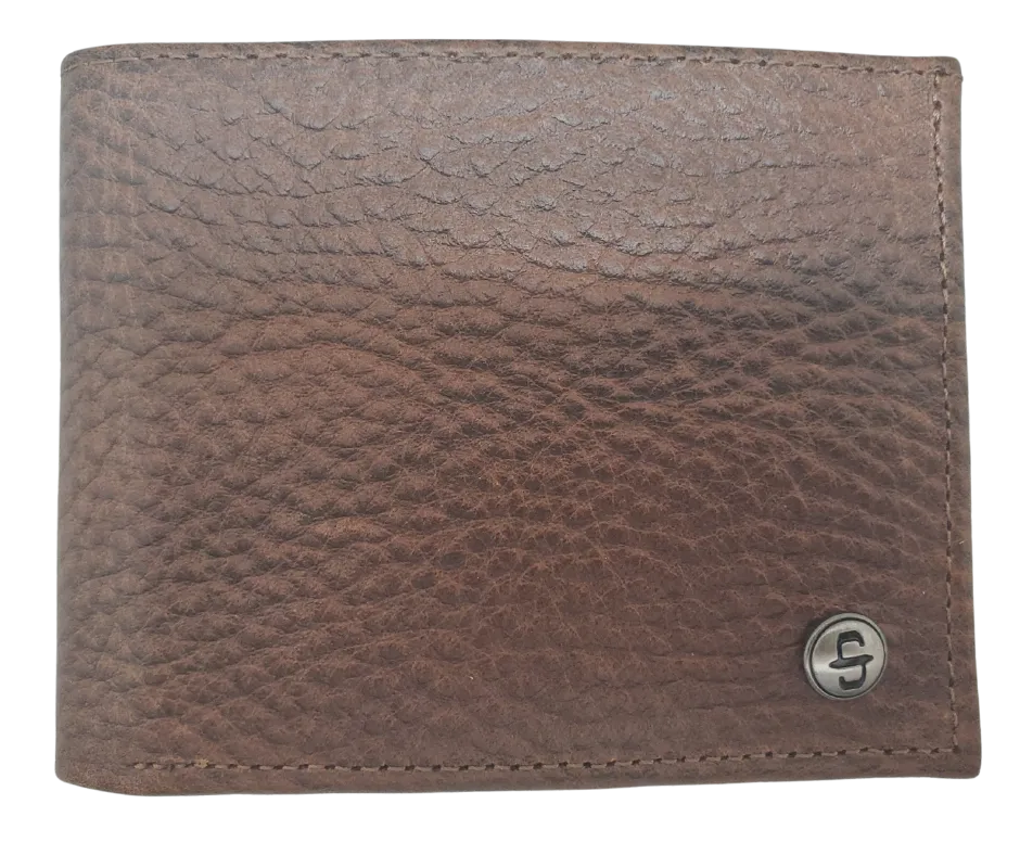 Stetson Bison Bi-Fold Wallet