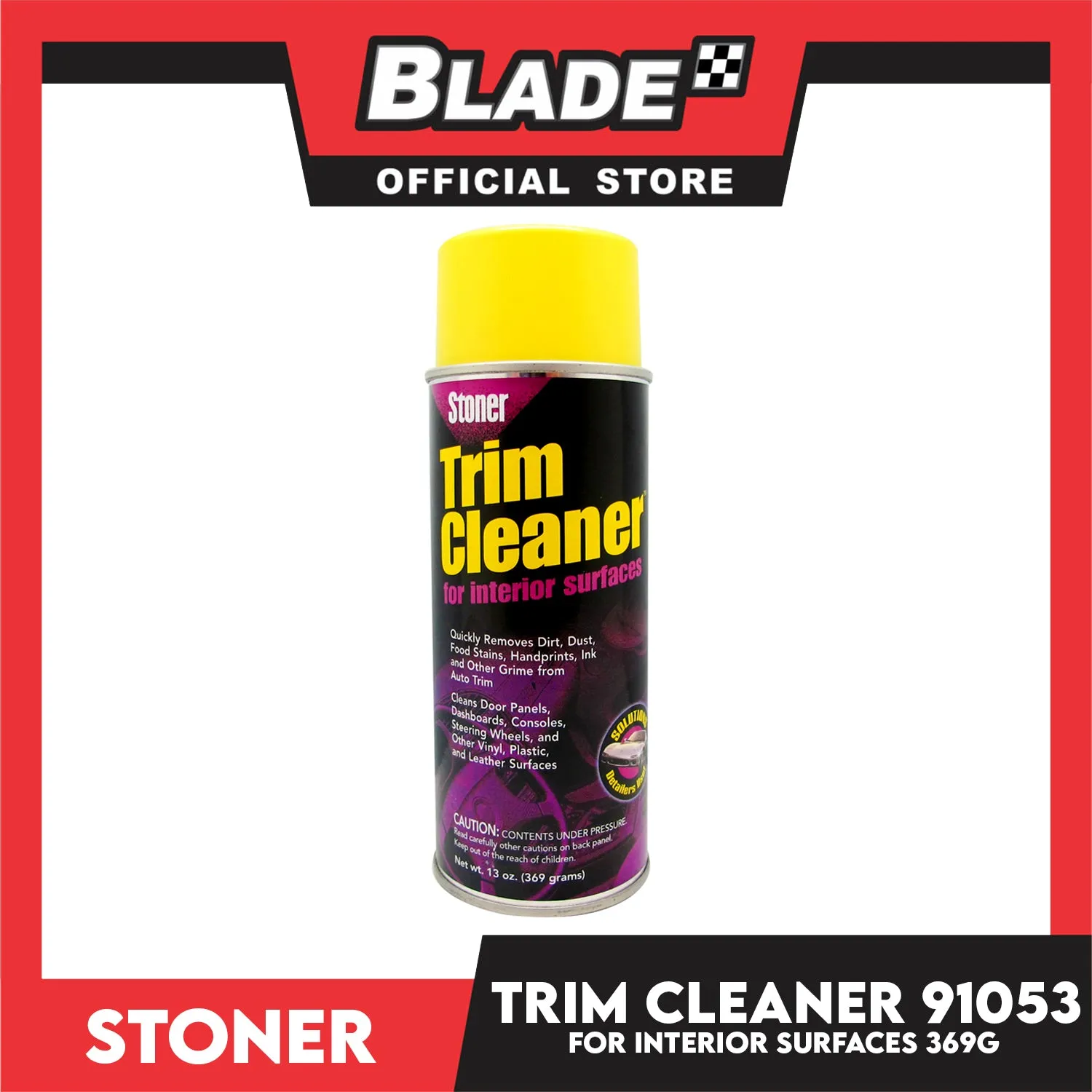 Stoner 91053 Trim Cleaner For Interior Surfaces 13oz