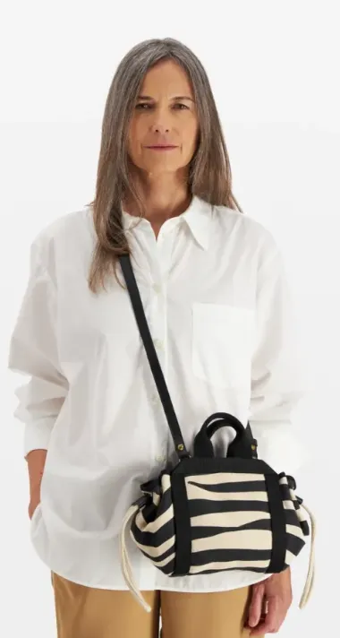 STRAP BAG M ZEBRA