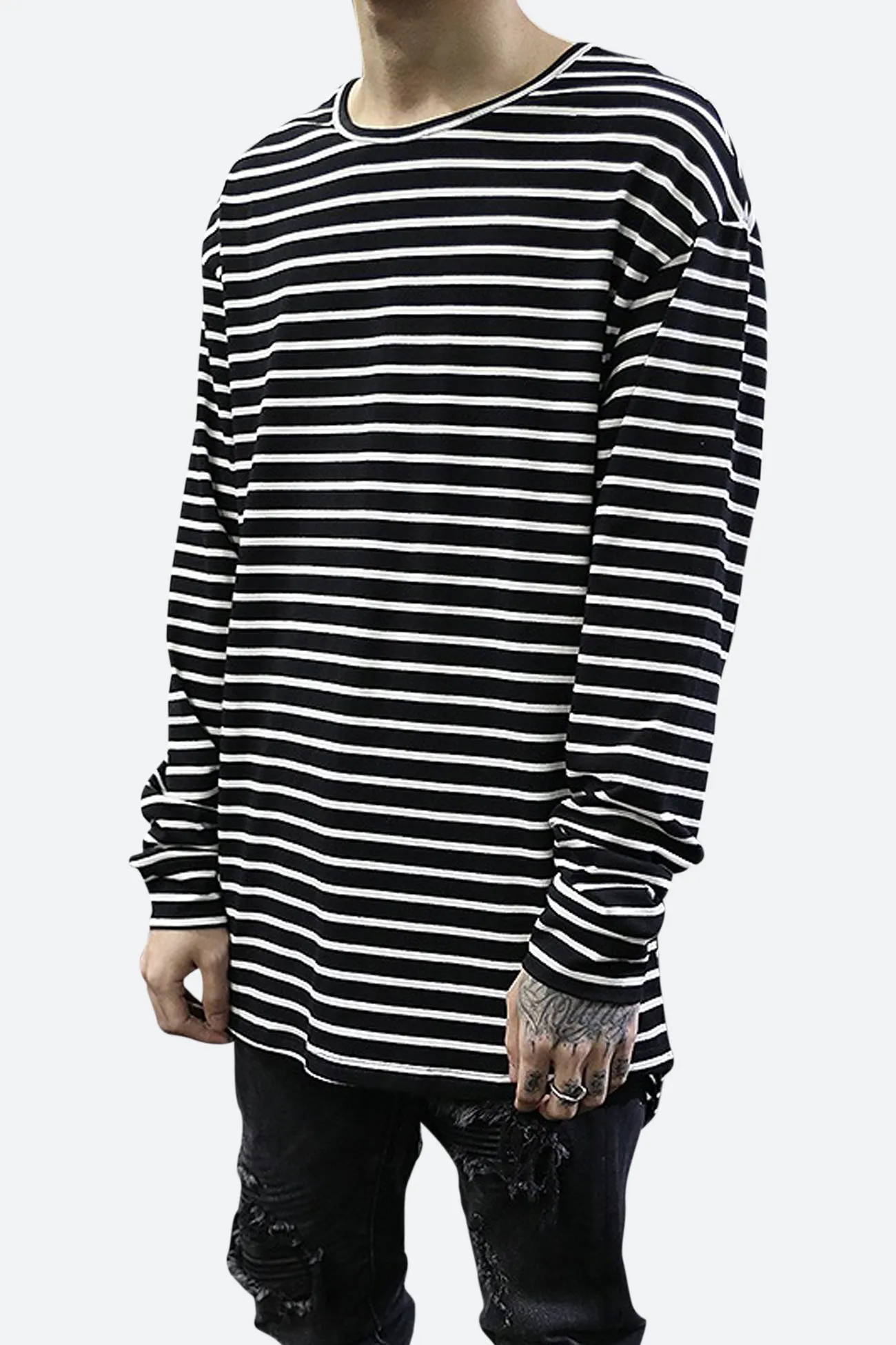 STRIPED L/S