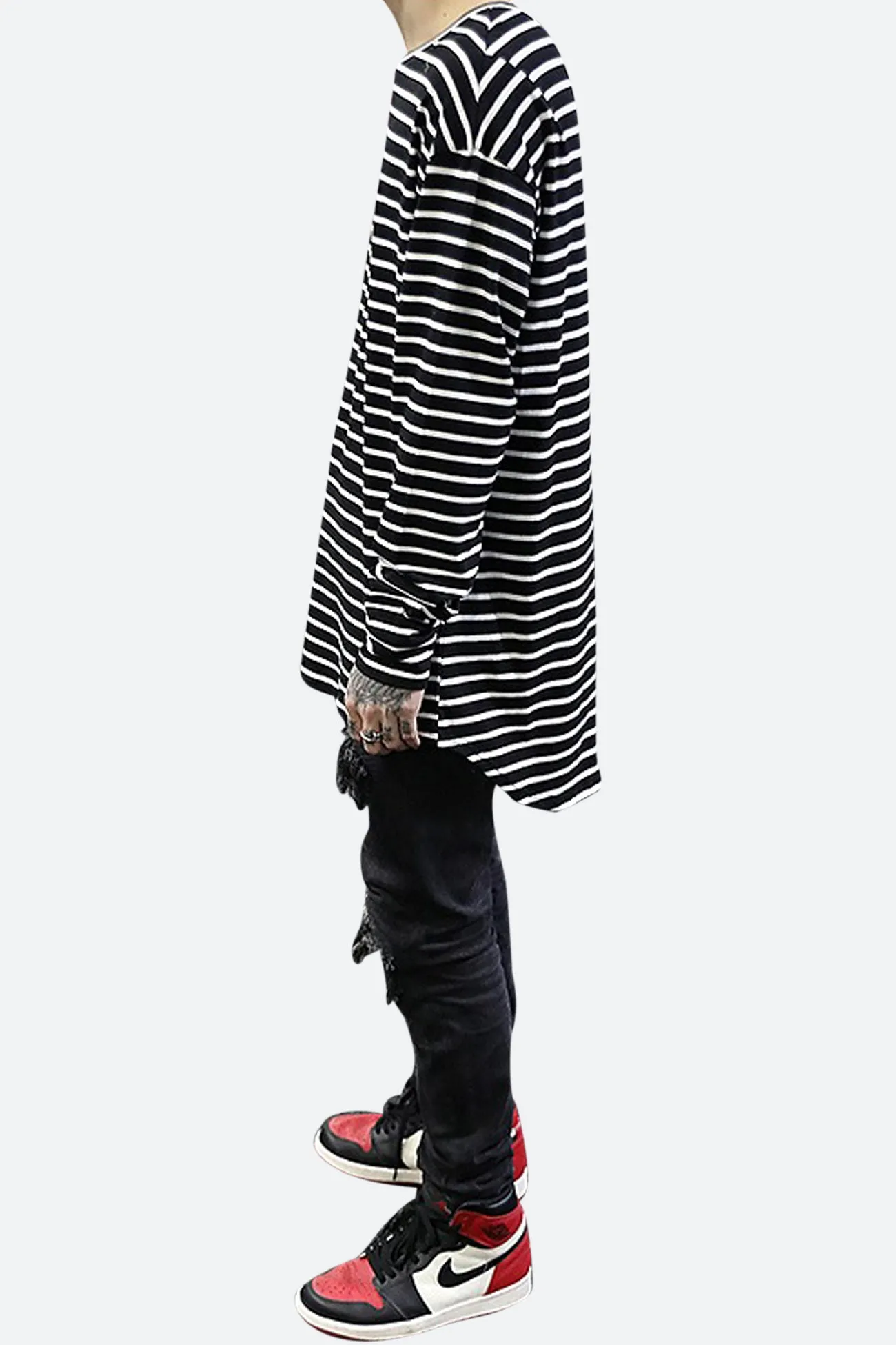 STRIPED L/S