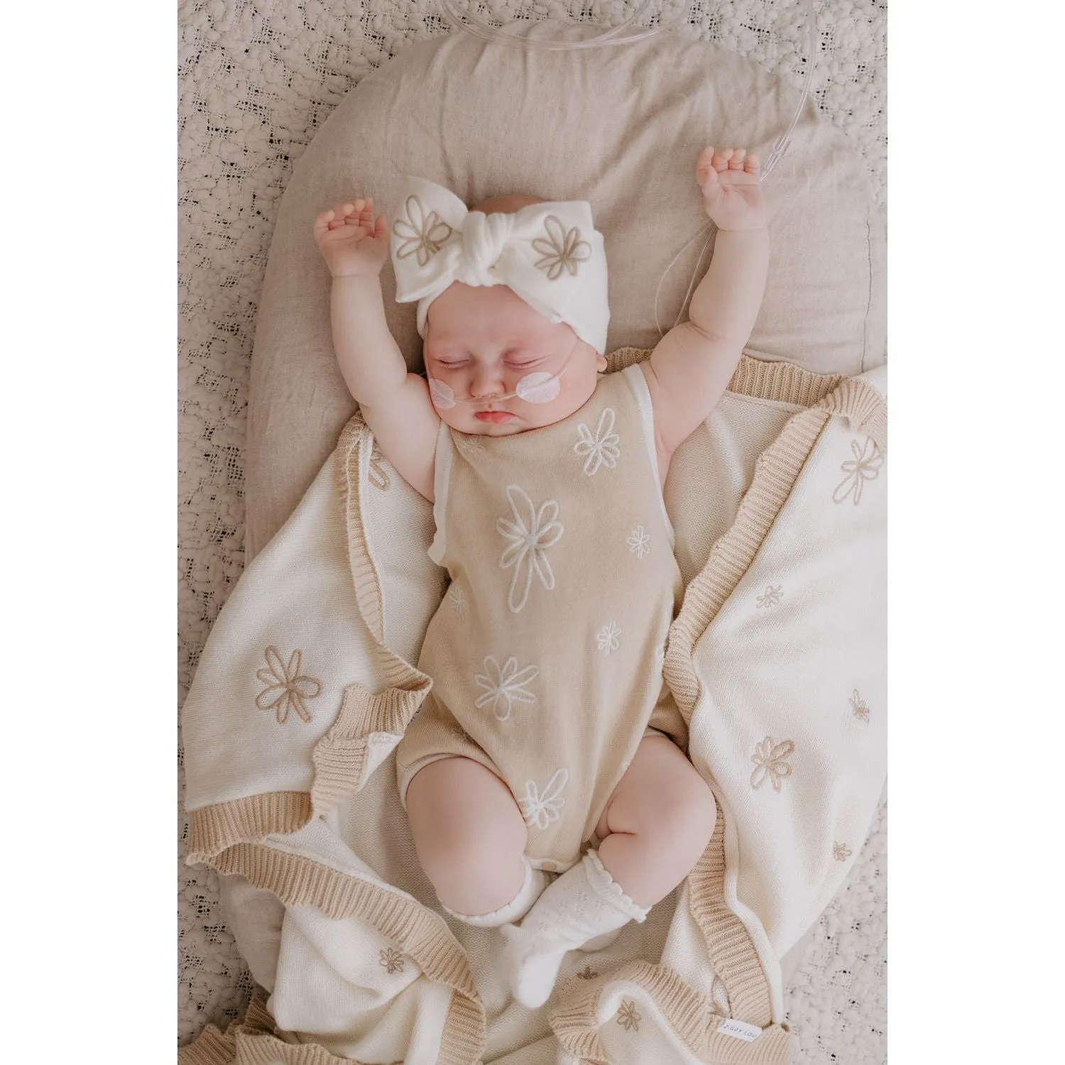 Summer Bubble Romper - Gia - Latte