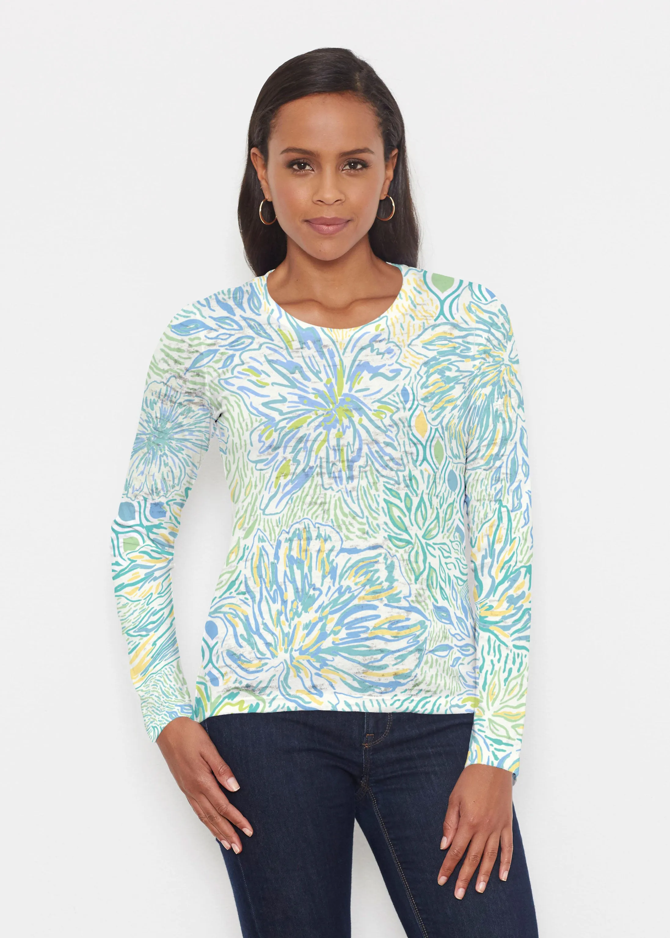 Summer Vibes (8069) ~ Signature Long Sleeve Crew Shirt