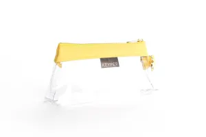 Sunshine CLEAR Bag - Vegan Leather Trim
