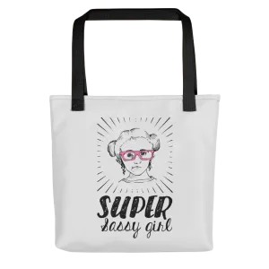Super Sassy Girl (Esperanza - Raising Dion) Very Light Grey Tote Bag