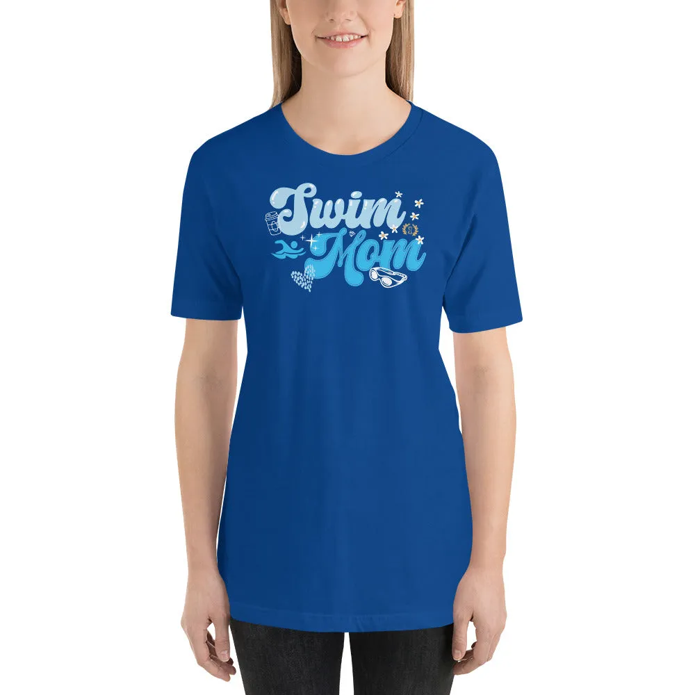 Swim Mom Life Relaxed Womens T-shirt
