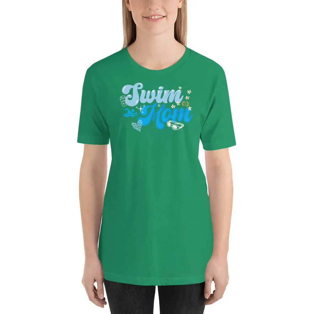 Swim Mom Life Relaxed Womens T-shirt