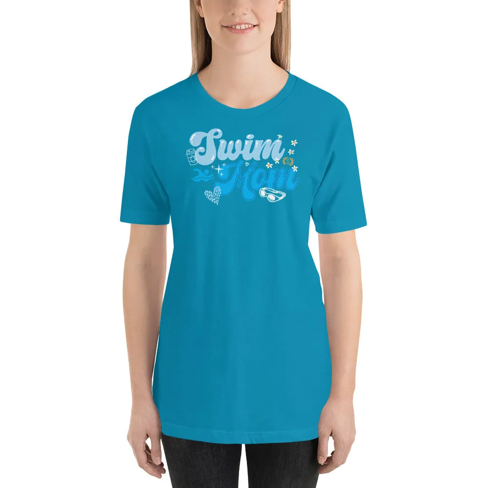 Swim Mom Life Relaxed Womens T-shirt