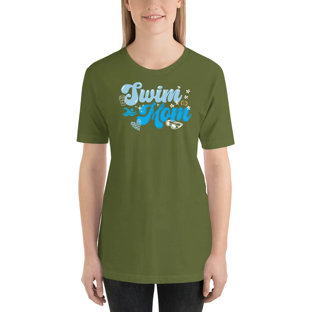 Swim Mom Life Relaxed Womens T-shirt