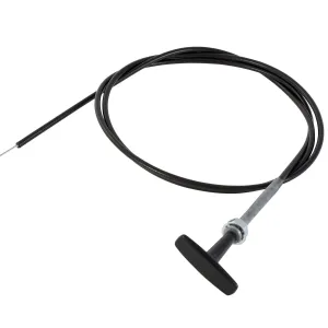 'T' HANDLE PULL CABLE 3M, BLACK