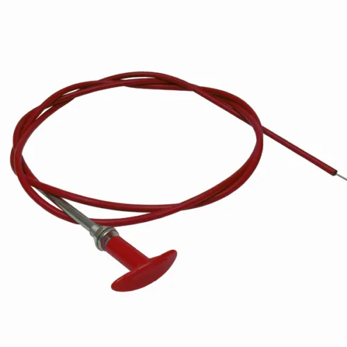 'T' HANDLE PULL CABLE 3M, BLACK