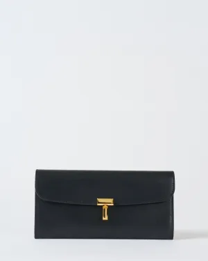 t-lock leather wallet