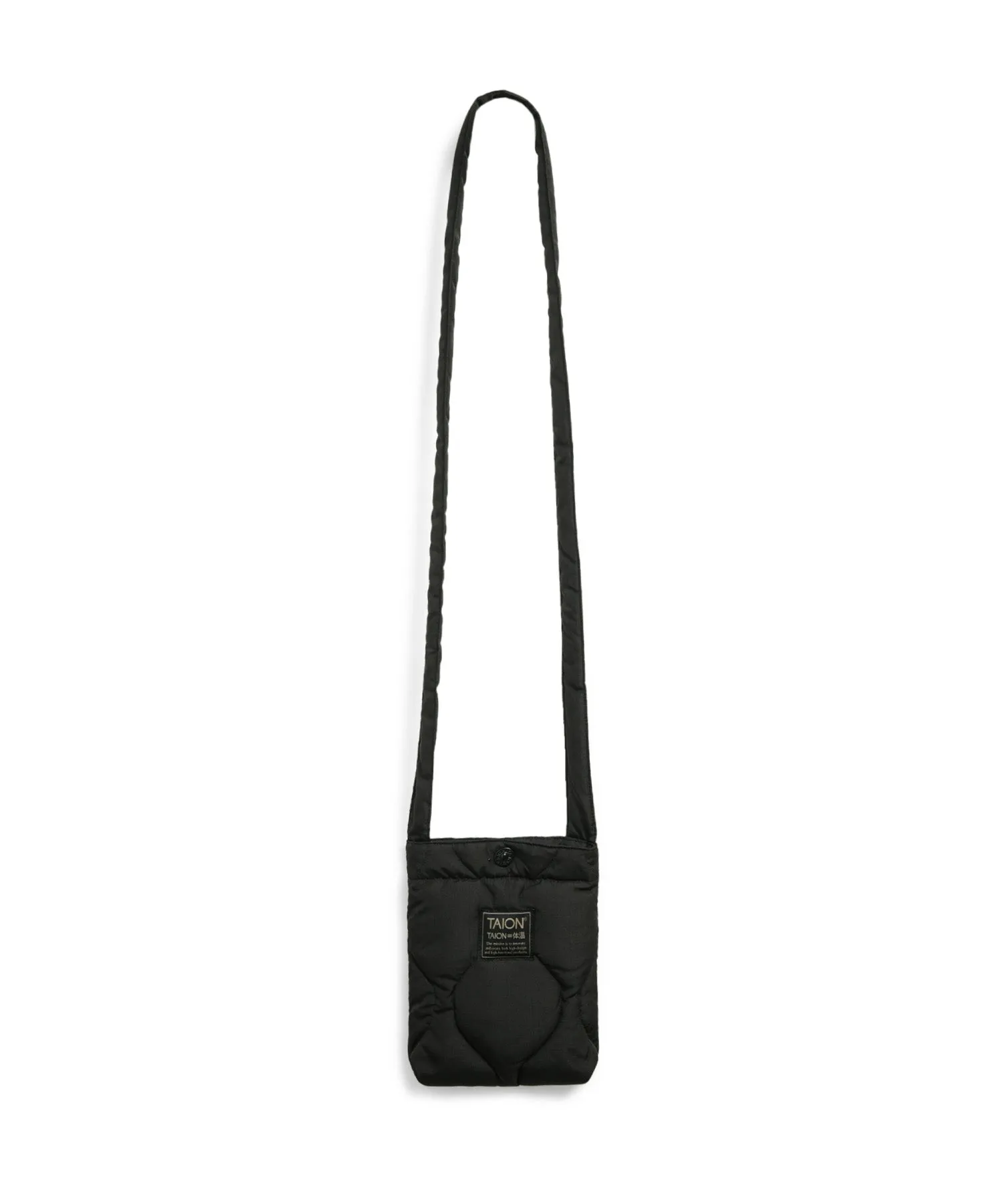 TAION Military Cross Body Down Small Bag Black