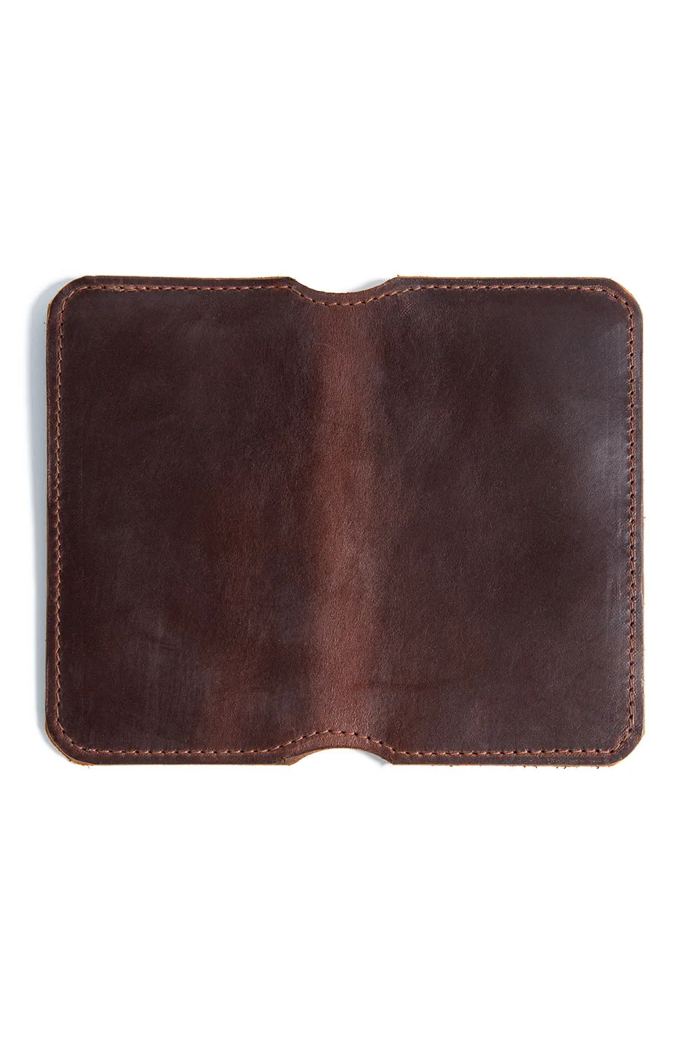 Tall Fold Wallet - Brown