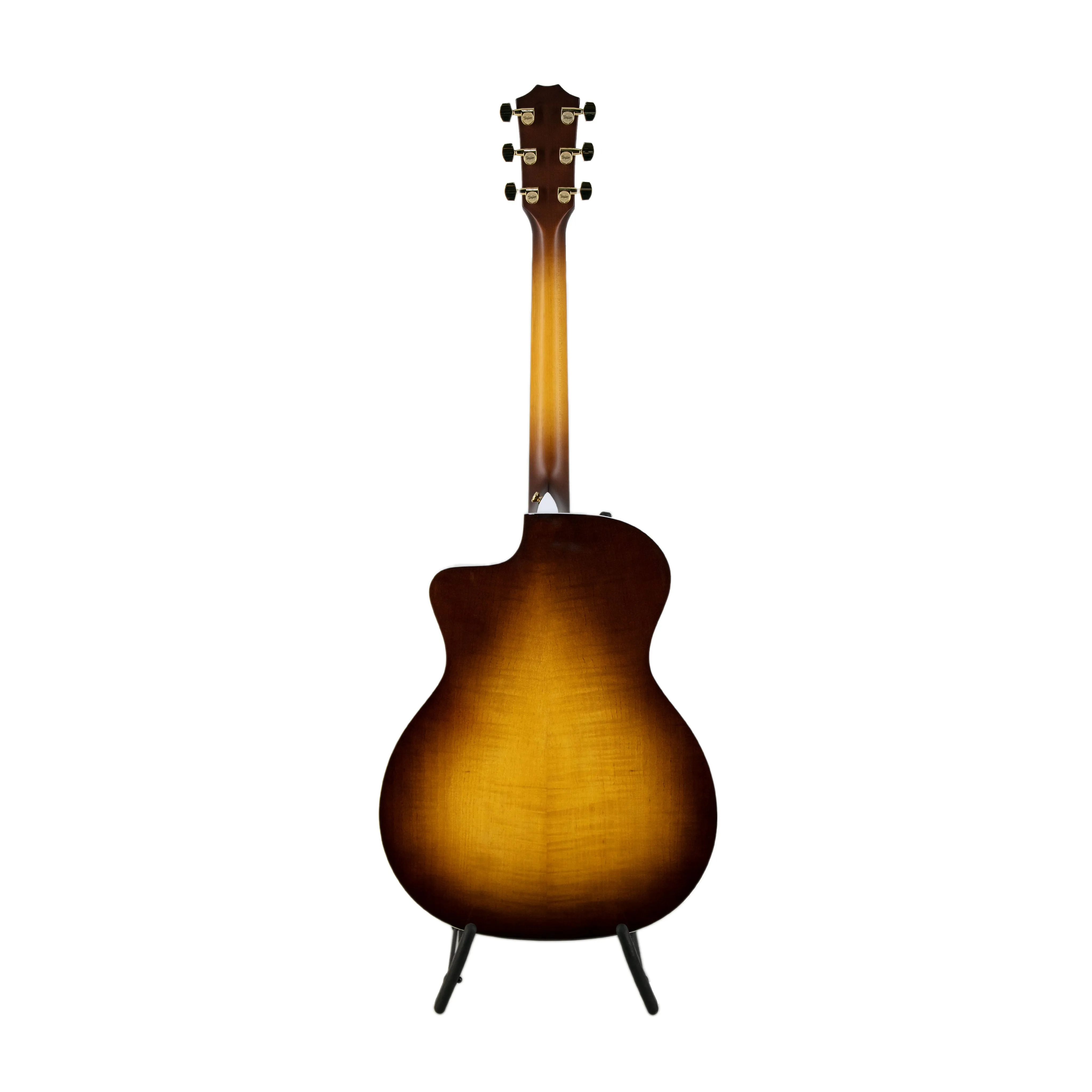 Taylor 224ce-UA DLX LTD Layered Urban Ash/Urban Ash Acoustic Guitar w/Case, Tobacco Sunburst