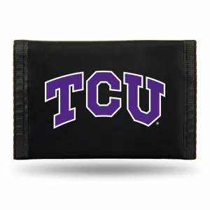TCU Horned Frogs Wallet Nylon Trifold