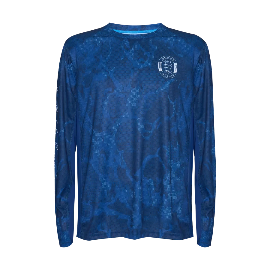 Tech Fishing Shirt - Marine Camo