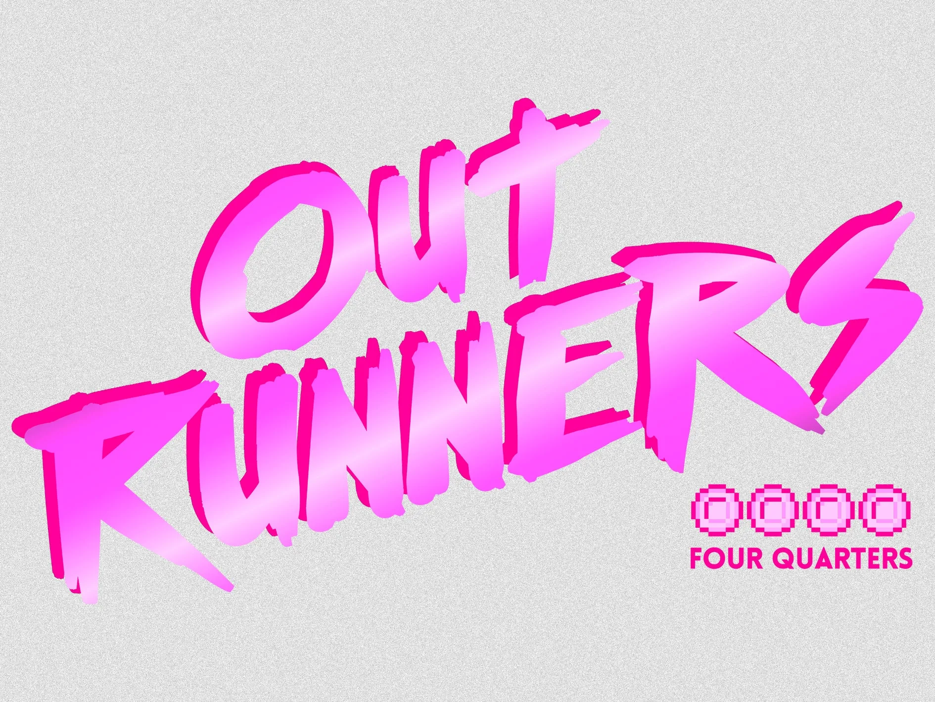 The Four Quarters Logo Outrunners Official Women's T-shirt (White)