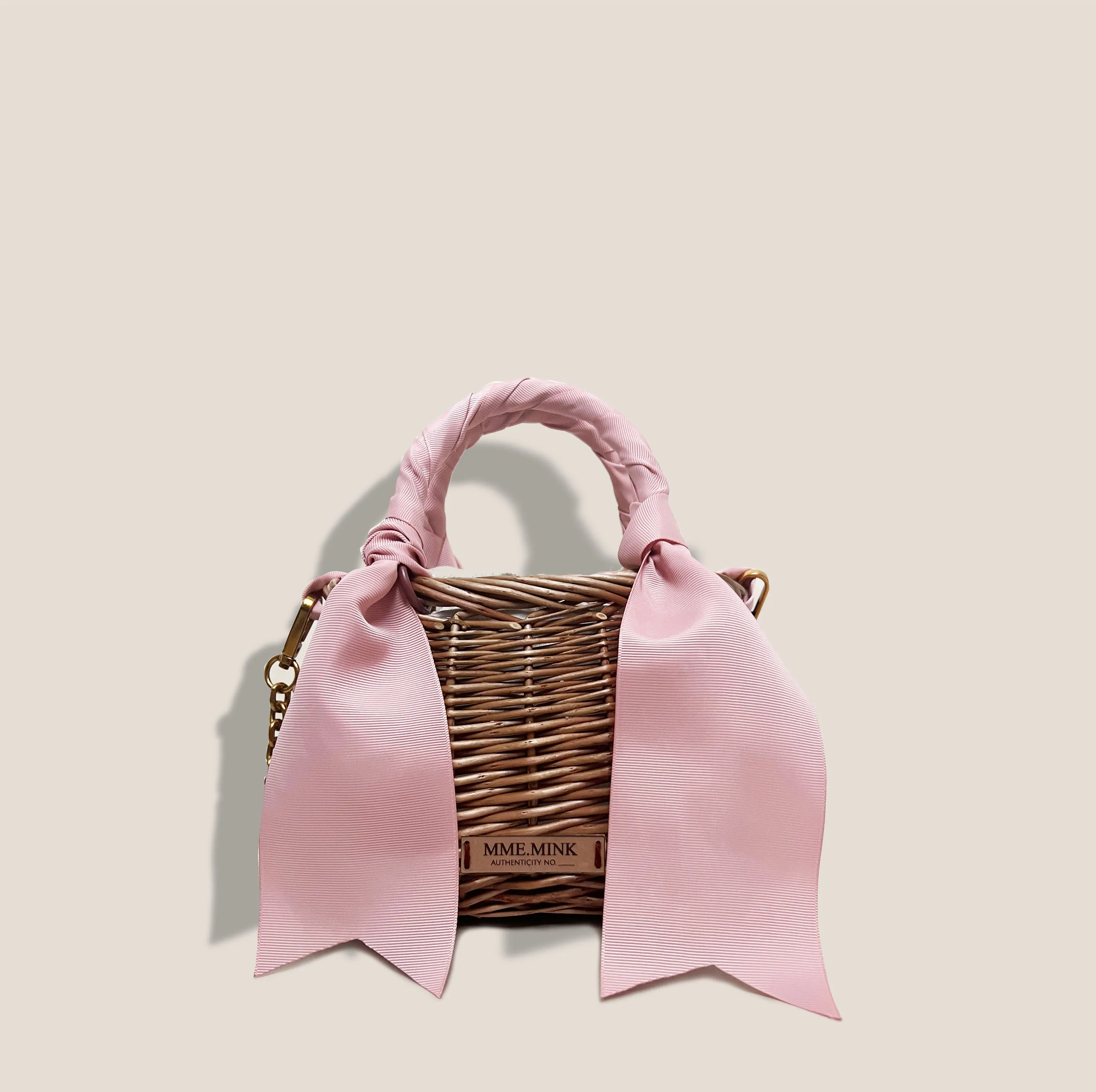 The Little Round Royce Tote - Rose