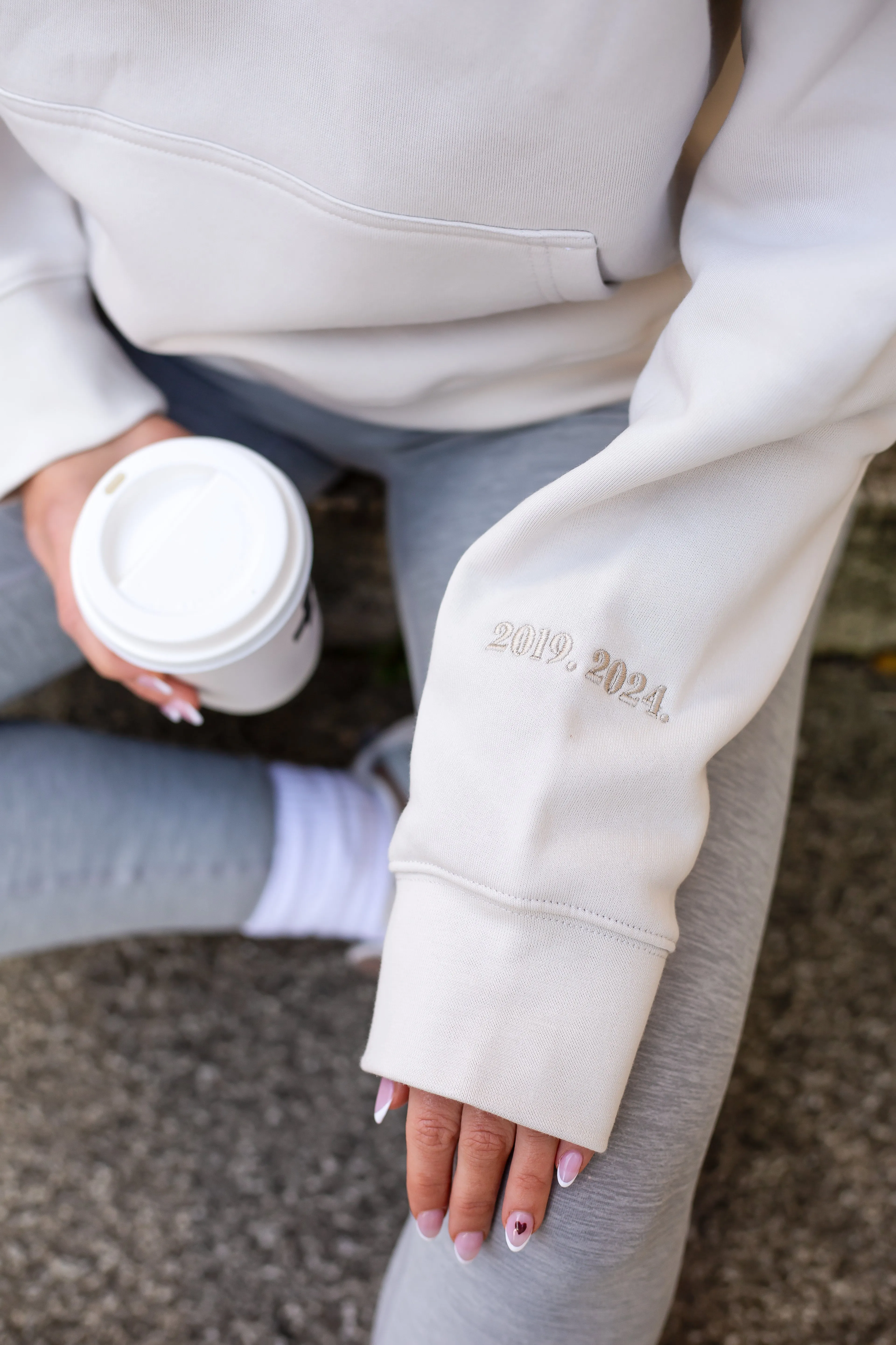 The LOVE Hoodie - Embroidery (Cloud)