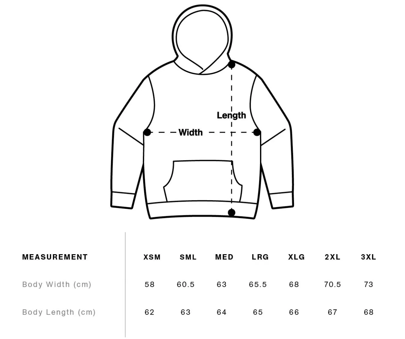 The LOVE Hoodie - Embroidery (Cloud)