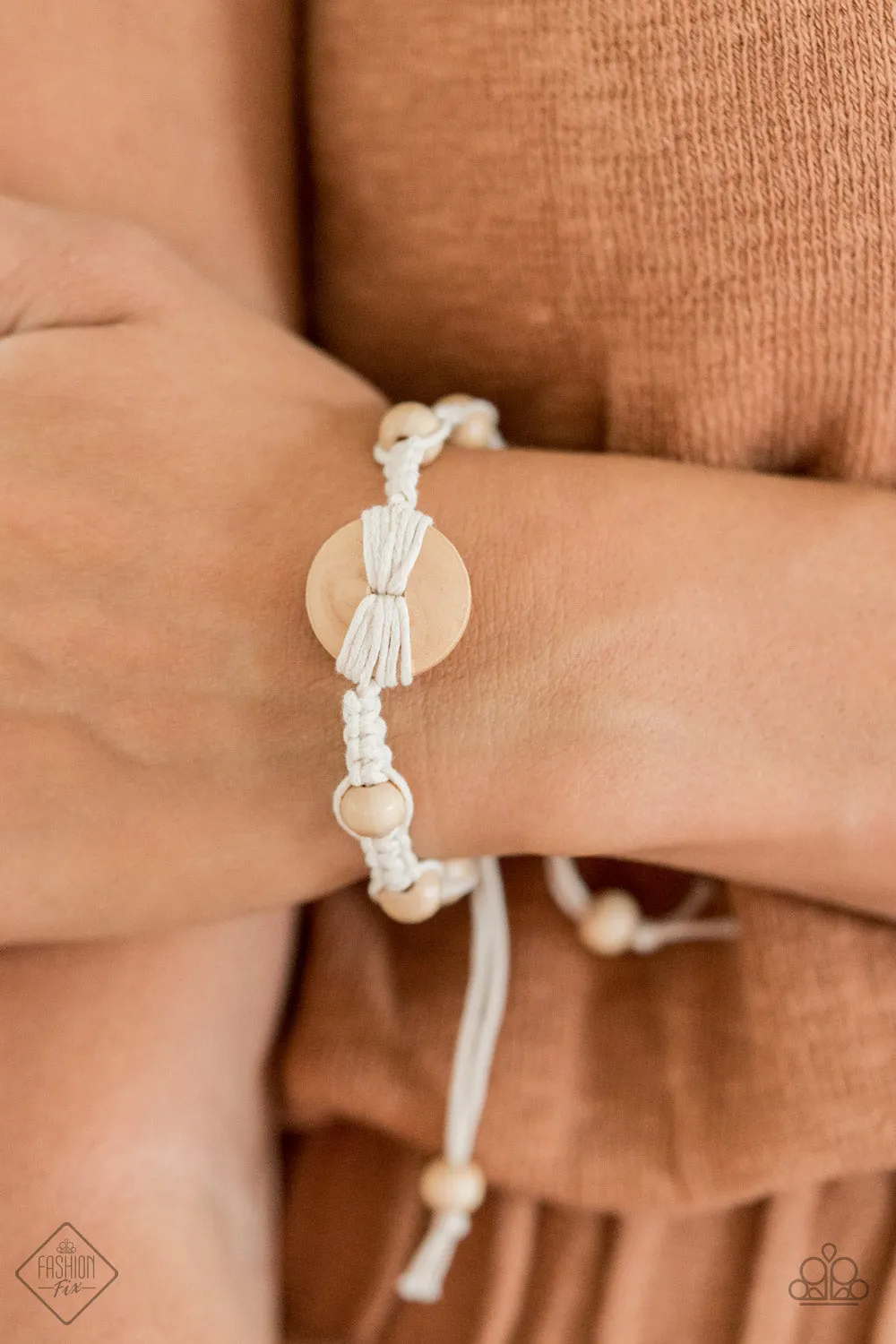 The Road KNOT Taken - White Urban Bracelet