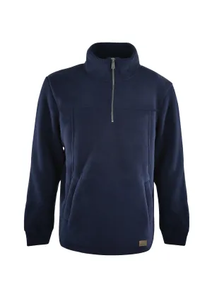 Thomas Cook Men's Pacific Bonded Fleece Zip Pullover - Navy