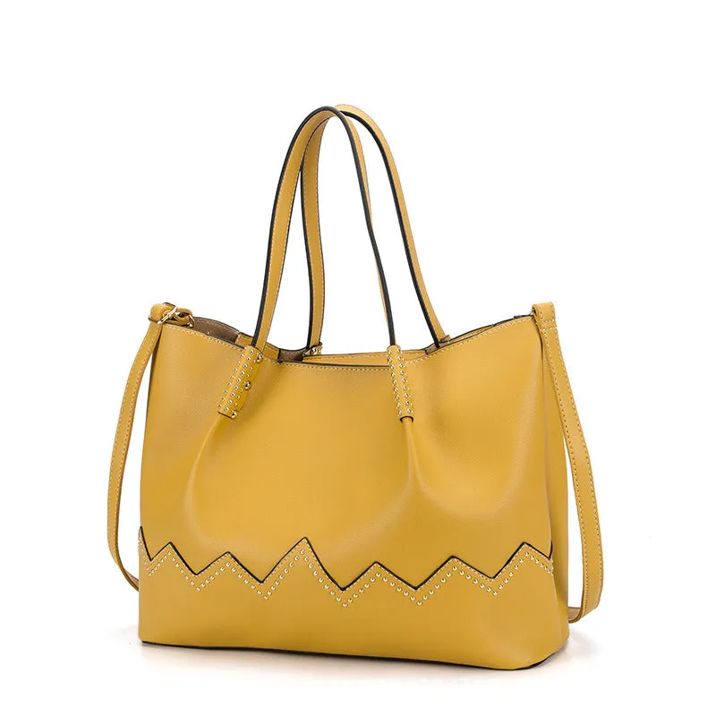 Three-piece PU Handbag Leather Bag