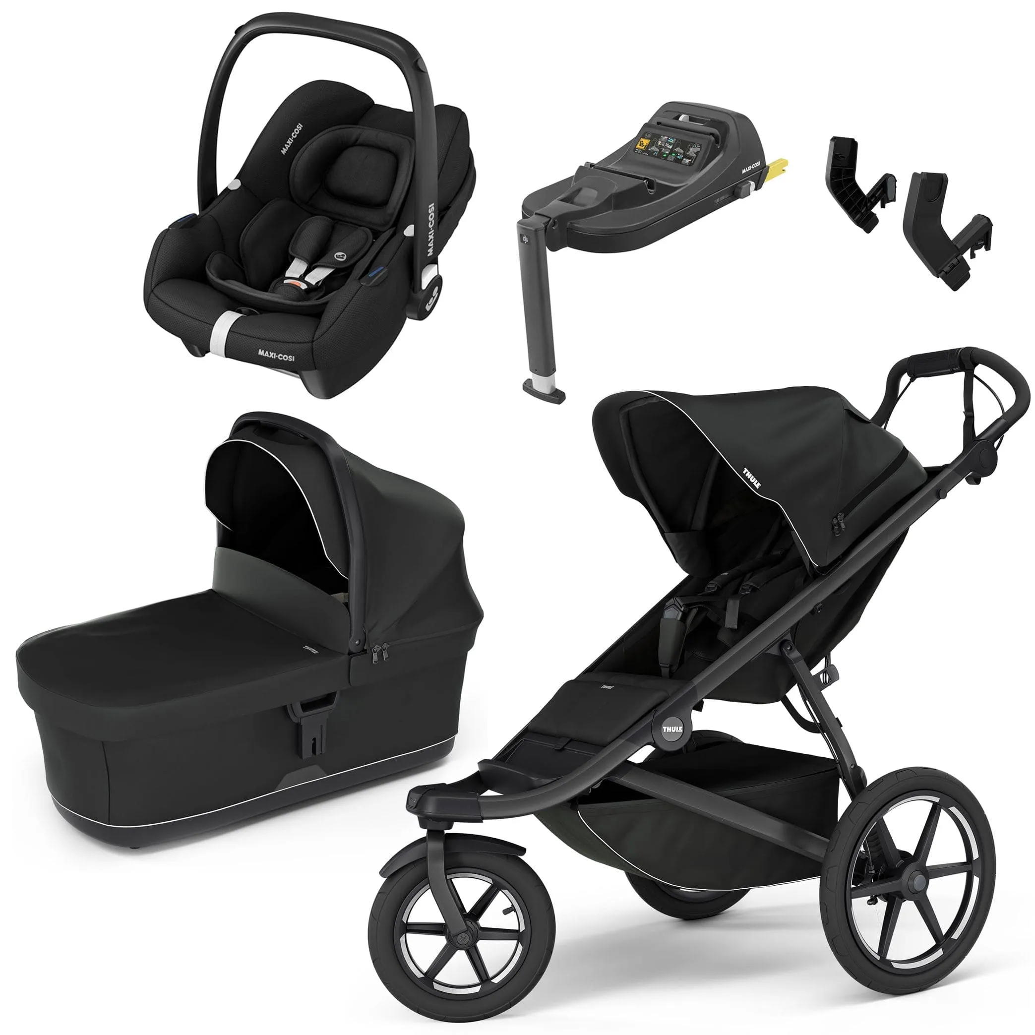 Thule Urban Glide 3 Maxi-Cosi Bundle - Black
