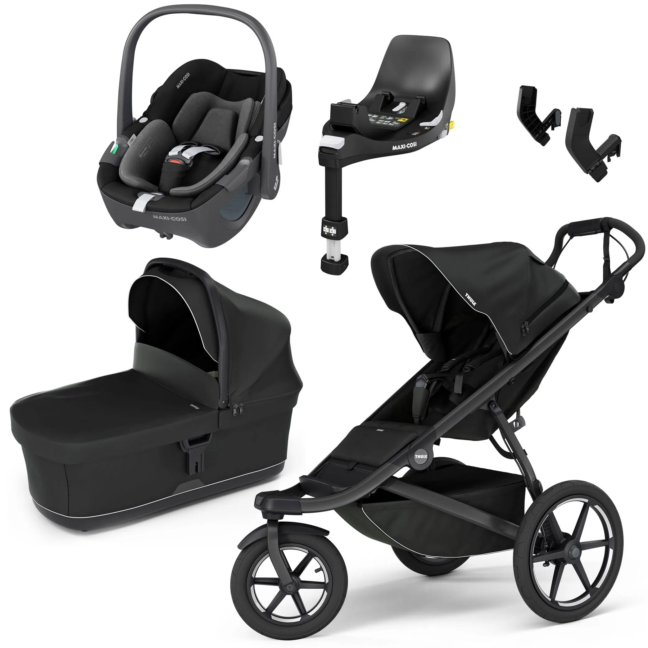Thule Urban Glide 3 Maxi-Cosi Bundle - Black