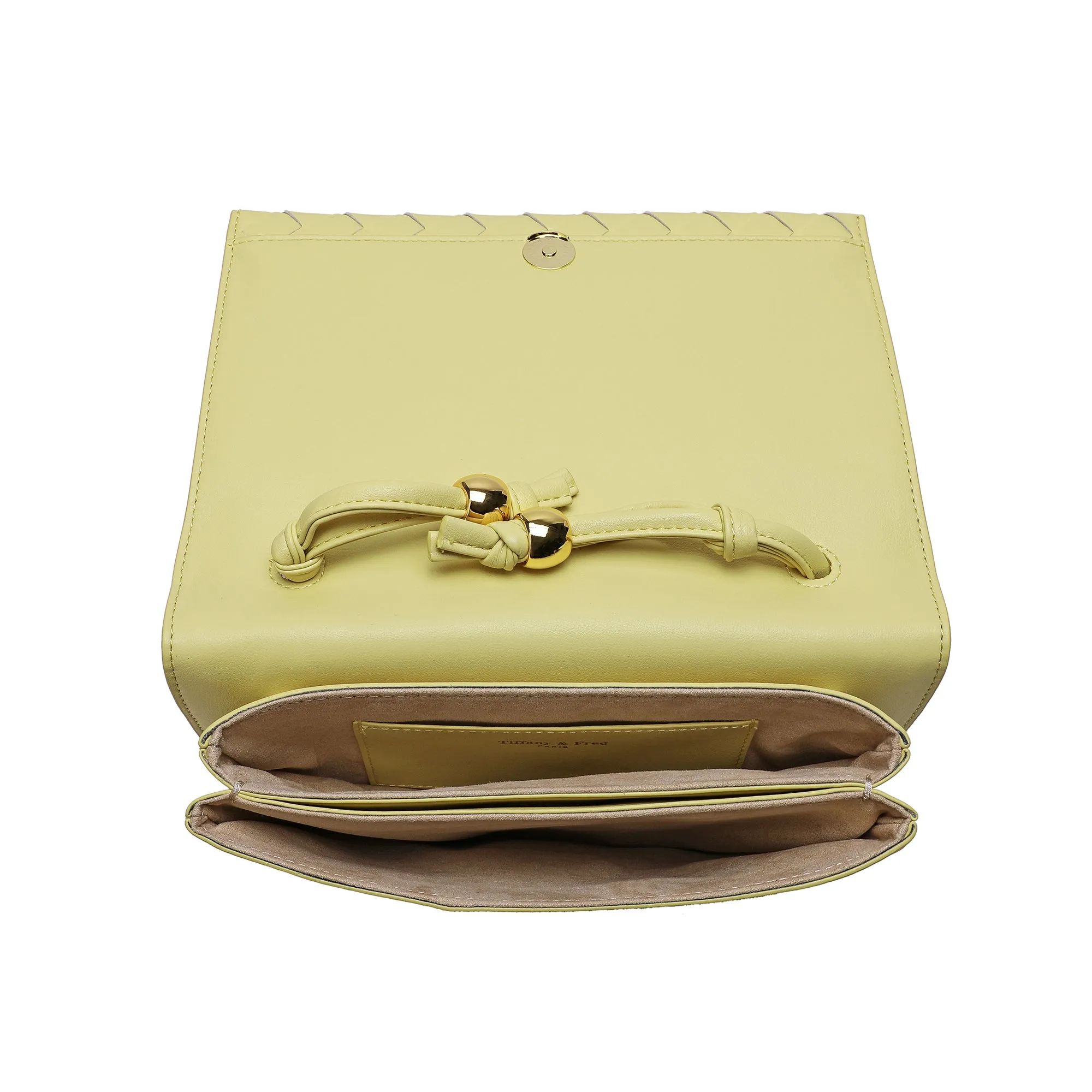 Tiffany & Fred  Woven Leather Shoulder Bag/ Clutch