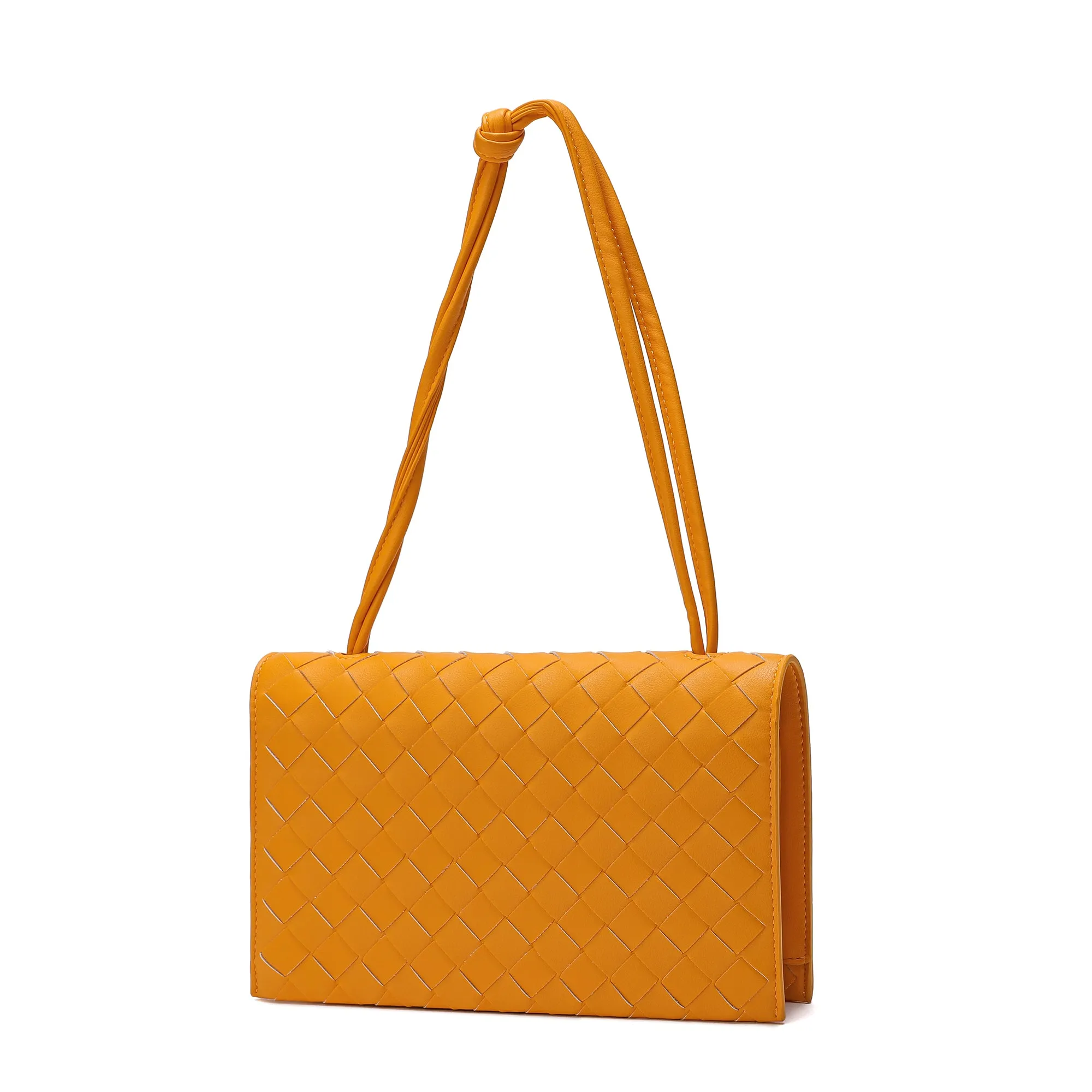 Tiffany & Fred  Woven Leather Shoulder Bag/ Clutch