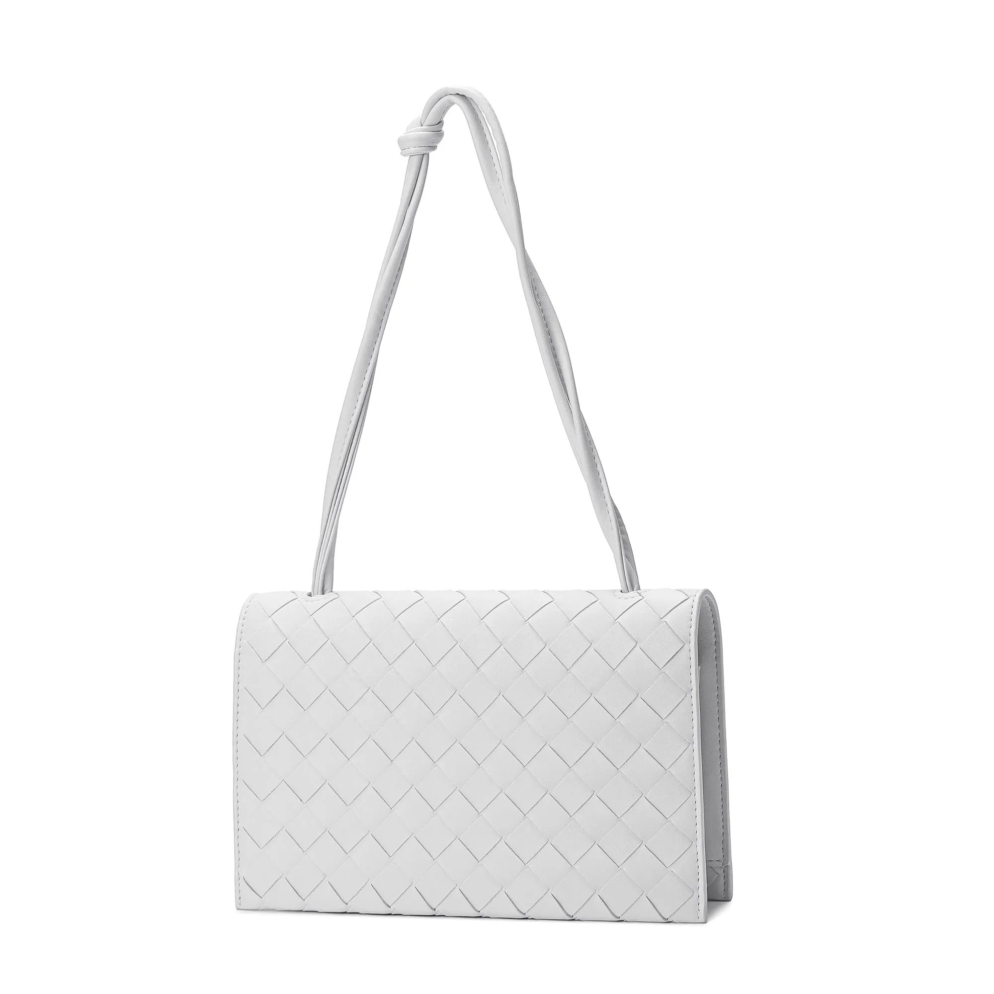 Tiffany & Fred  Woven Leather Shoulder Bag/ Clutch