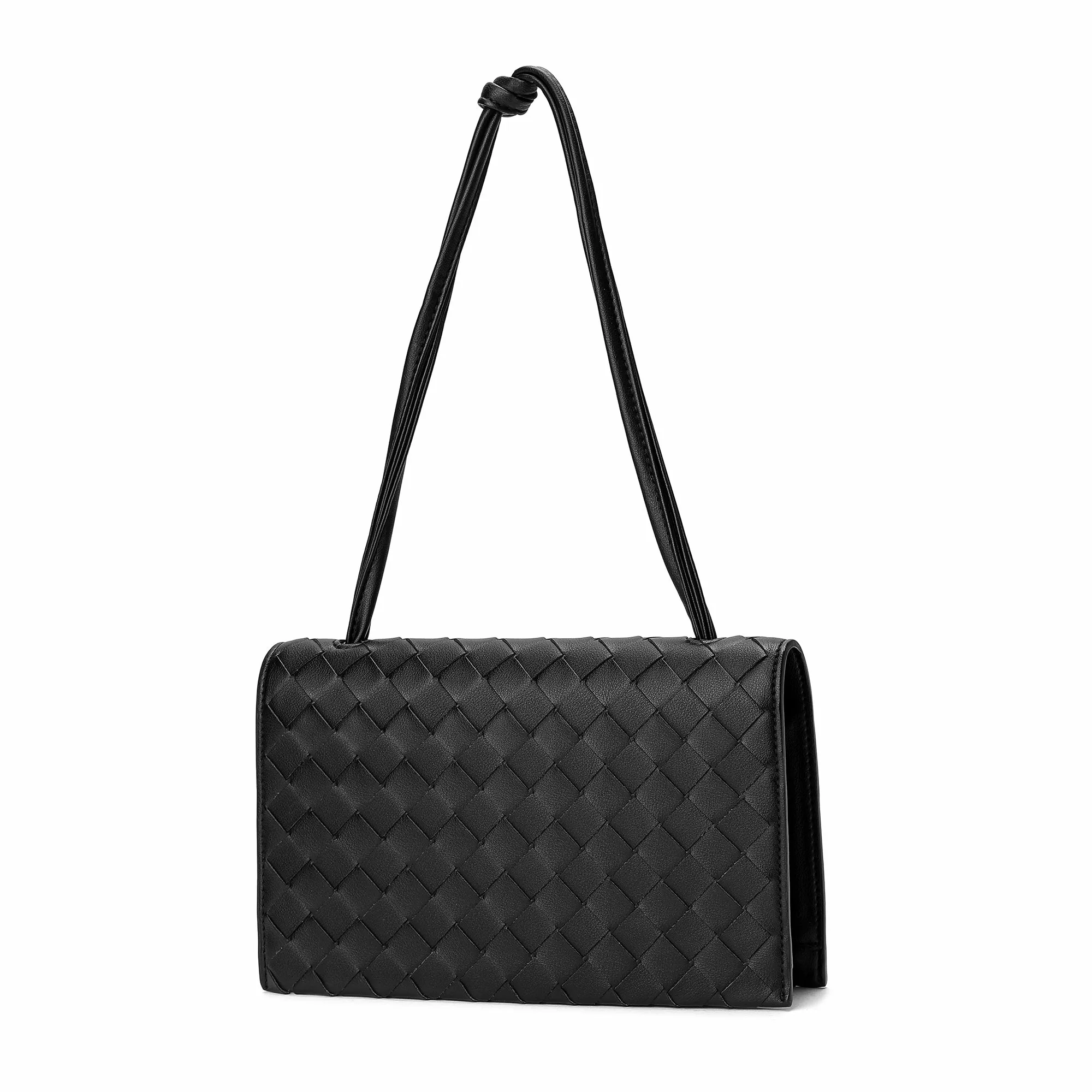 Tiffany & Fred  Woven Leather Shoulder Bag/ Clutch