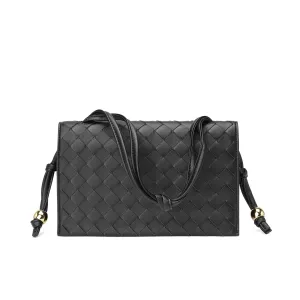 Tiffany & Fred  Woven Leather Shoulder Bag/ Clutch